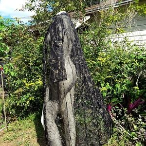 Debra McGuire Illusion Mesh Dress/Overcoat